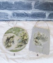 Petit cadre en bois motif pâques