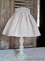 COEUR shabby LINGE ANCIEN