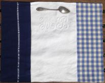 set de table linge ancien
