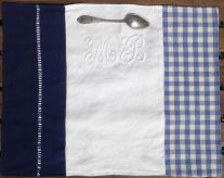 set de table linge ancien